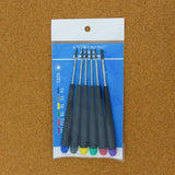 6-ロブ用 T4/T5/T6/T8/T10/T20 ハンドドライバー 6本セット